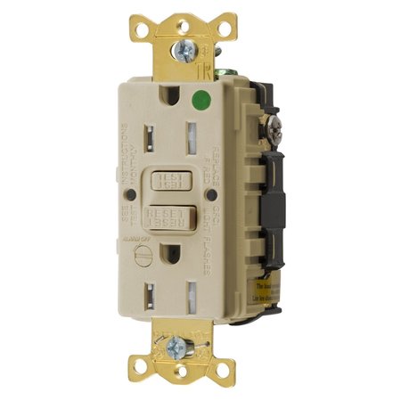 BRYANT 15A COMM HG SELF TEST TR ALARM GFR IVORY GFST82ITRB